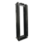 Rack de Aluminio System de 7ft x 19in, 45UR, Con organizadores verticales, conexión de tierra y accesorios de montaje