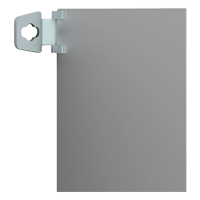 Soporte de Montaje en Pared para Gabinetes NEMA / Brackets Externos AW / Acero Suave Zincado 3 mm / 36x76x21 mm (1.42x2.99x0.83 in) / Incluye 4 Unidades con Accesorios / Mantiene Protección NEMA /