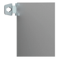Soporte de Montaje en Pared para Gabinetes NEMA / Brackets Externos AW / Acero Suave Zincado 3 mm / 36x76x21 mm (1.42x2.99x0.83 in) / Incluye 4 Unidades con Accesorios / Mantiene Protección NEMA /