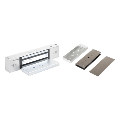 Kit Para Control de Acceso Incluye Chapa Magnética de 1200 Lbs / Montaje En \"U\" Para Puerta de Cristal /  Uso Interior / Certificación UL