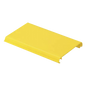 Tapa Con Bisagra a Presión Para Canaleta FiberRunner™ FR4X4YL6, de PVC Rígido, Color Amarillo, 1.8 m de Largo