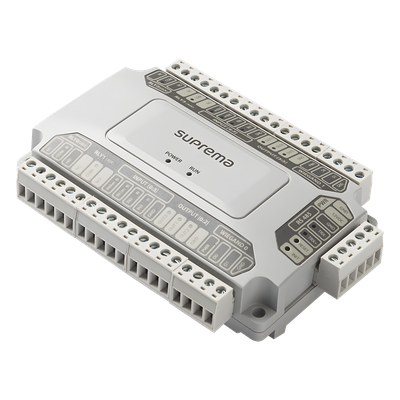 Módulo para Control de Puertas / 2 Entradas/Salidas Weigand / 4 Salidas de Relevador tipo C / Uso con BioStar 2
