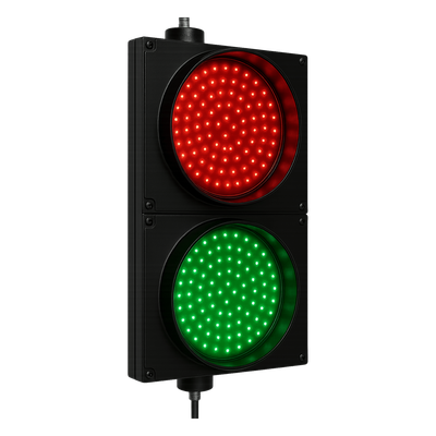 Semáforo / Señalización Rojo y Verde / Diametro 20 cm.