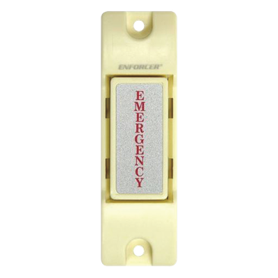 Botón de Emergencia / Botón de Pánico /  Ideal como botón de pánico / Montaje de Superficie / Relevador NC/NO Momentáneo /  Uso con Sirenas y Estrobos / Ideal para Control de Acceso