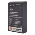 Batería Li-Ion / 3600 mAh / 13.68 Wh / 3.8 VCC / Compatible TE580PLUS