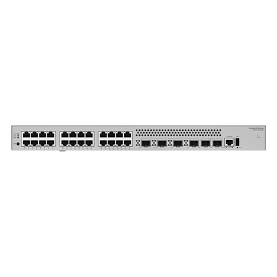 Switch Empresarial Core Gigabit Administrable  Capa 3 / 24 Puertos 10/100/1000 Mbps / 4 Puertos 10GE SFP+ Uplink / 2 Puertos 10GE SFP+ (Stack) / ERPS / Ruteo Dinamico (RIP, OSPF, IS-IS y BGP)  / iS