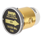 Elemento de 5 Watt en Línea 7/8\" para Wattmetro BIRD 43 en Rango de Frecuencia de 200 a 500 MHz.