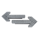 Flecha Directora de Tráfico LED / 24 Pulgadas / 240 LED / Color Ámbar / 35 Patrones de Destello / 12-24 VCC / -30°C a +50°C