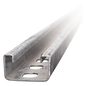Unicanal Perforado 4 X 2 cm X 3 m / Calibre 16 / Galv. Electrolítico