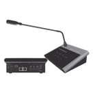 Micrófono Remoto de Voceo / 4 Zonas / Pantalla Táctil / Medidor 10 Segmentos / Conexión RJ45 CAT5