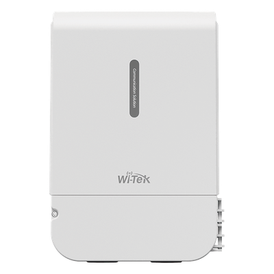 Switch PoE para exterior / Administración en la nube / Con 4 puertos 10/100 Mbsp PoE af/at / 2 Puertos Uplink 10/100 MBPS /  Presupuesto 60 W / PoE hasta 250 metros / Soporta protocolo ONVIF