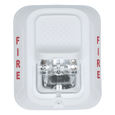 Lámpara estroboscópica para montaje en pared, candela seleccionable en campo, color blanco, Serie L System Sensor