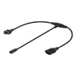 Cable troncal \"Y\". conecta paneles y dispositivos tales como microinversor y sistema de monitoreo en un conjunto.