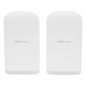 Kit Punto a Punto Ruijie RG-EST350G / Wi-Fi 5 (802.11ac Wave2) 867 Mbps / Antena 16 dBi MIMO 2x2 MU-MIMO / 3 Puertos Gigabit / Alcance 5 km (16,404 ft) / IP55 / Administración Cloud