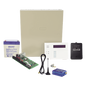 Kit de panel de alarma híbrido con comunicador celular 2G, teclado con receptor RF y 1 año de datos incluido