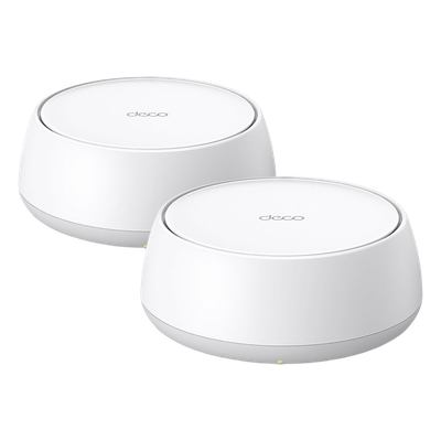 KIT 2 Routers Inalámbrico MESH Interior para Hogar / Doble Banda Wi-Fi 7 BE3600 Mbps / 2 Puerto 2.5 Gigabit WAN/LAN / 4 Antenas Internas / Operación Multi-Link MLO / Administración Mediante la App