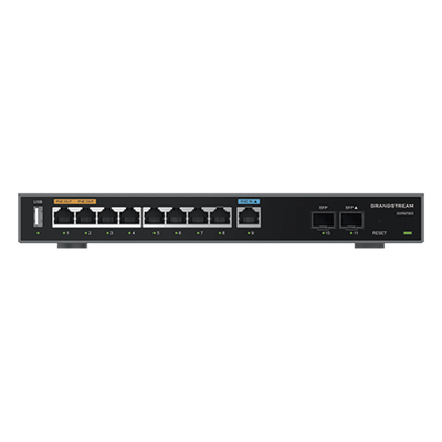 Router Gigabit VPN / Balanceador de cargas / 60,000 sesiones NAT /  9 puertos 10/100/1000 Mbps + 2 puertos SFP (WAN/LAN) / 1 puerto entrada PoE(af/at) / 2 puertos salida PoE (af/at) / Compatible co