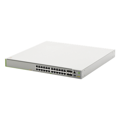Switch L3, Stack, 20 puertos 1G POE+, 4 MultiGigabit POE+, 4 puertos SFP+, PSU FIJA