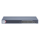 Switch PoE+ Monitoreable / 16 Puertos Gigabit / 1 Puerto Uplink Gigabit / 1 Puerto SFP / Alcance Extendido 300 m (984.3 ft) / 130 W / Gestión en Nube