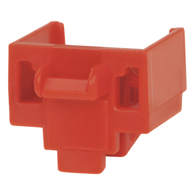 Kit de 10 Dispositivos para Bloquear Puertos Jack RJ45, Color Rojo, Incluye Llave de Extracción