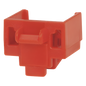 Kit de 10 Dispositivos para Bloquear Puertos Jack RJ45, Color Rojo, Incluye Llave de Extracción