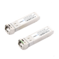 Transceptores Ópticos Bidireccionales SFP+ (Mini-Gbic) / Monomodo 1270 & 1330 nm / 10 Gbps / 1000BASE-BX / Conector LC/UPC Simplex / DDM / Hasta 20 km / 2 Piezas