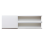 Canaleta blanca dos vías, de PVC auto extinguible,  48 x 16 x tramo 2.5m (6101-01250)