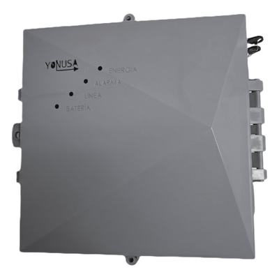 Energizador para Cerco Eléctrico AF-CR / 10,000 Volts / 10,000 Metros Lineales / Alimentación AC 127-220V o Solar / Control Remoto RF 433 MHz / Sistema de Alarma Integrado / Salida Auxiliar 12Vdc 1
