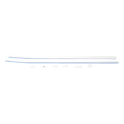 El Kit de Canaleta 90° Con División Ideal Para Organizar y Ocultar cables en esquinas o en instalaciones con ángulos de 90°., Con Cinta Adhesiva Para una Instalación Más Rápida, (5601-01250)