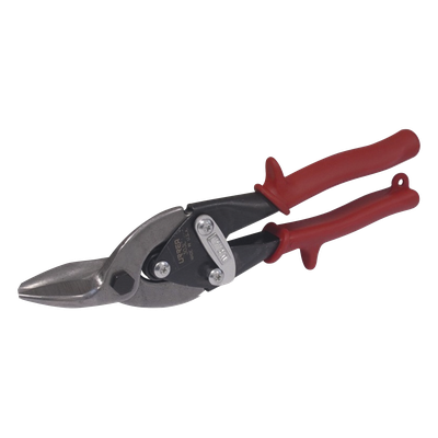 Tijera de Aviación / Corte Izquierdo / Acero Calibre 20 / Longitud 10\" (25.4 cm) / Mango Ergonómico / Bloqueo de Seguridad
