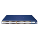 Switch Administrable Capa 3 / 48 Puertos PoE+ 802.3at / 6 Puertos SFP+ 10G / Stacking / 740W PoE / 216 Gbps Backplane