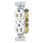 Contacto Duplex 15A 125V/ 2 Polos 3 Hilos/ Nema 5-15R/ Color Blanco.