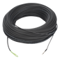 Rollo de Fibra Óptica Drop Redonda G657A2 Monomodo Simplex de 150 Metros (492.13 Pies) con Conectores SC/APC-SC/APC para Instalaciones Aéreas, Subterráneas o a la Intemperie