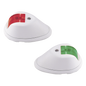 Set de Luces de Navegación Verticales Rojo / Verde con Carcasa en Color Blanco para Embarcaciones a Motor de Menos de 20 Metros