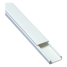 Canaleta de PVC / 20 x 10 mm / Auto-extinguible / 2.5 m (8.2 ft) / Sin División / Resistente UV