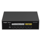 Switch PoE+ / 6 Puertos 10/100 Mbps / 54W PoE Total / No Administrable / Sin Ventilador