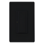 Switch electrónico de pared Maestro de doble voltaje 120-277 V, 8 A para iluminación y motores, dos hilos sin neutro, control por RF para sistema RadioRA 2, color negro