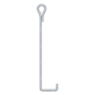 Ancla de Retenida para Suelo / Acero 5/8' Galvanizado en Caliente / Longitud 93 cm / Torre hasta 30 m (98.4 ft) / ISO 9000 / Incluye Muerto