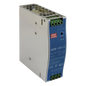 Fuente de poder industrial de 120 W, salida 12 Vcc, entrada 90~264 VCA, para montaje en riel DIN,