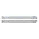 Kit de Rieles para Rack / Profundidad Ajustable 553-834 mm (1.8-2.7 ft) / Orificios Cuadrados ≥9.5 mm / Orificios Redondos ≥7.1 mm / Ancho Pilar ≥450 mm (1.5 ft)