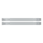 Kit de Rieles para Rack Synology RKS-01 | Compatible con Servidores de Montaje en Rack | Ancho de Pilar ≥450 mm | Ancho de Panel ≥480 mm | Profundidad de Montaje 553-834 mm | Orificios Cuadrados ≥9