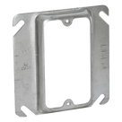 Sobretapa Cuadrada / Acero Galvanizado Troquelado / 4 x 4 in / Capacidad 5.5 Unidades / UL Listed