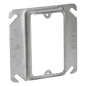 Sobretapa Cuadrada Galvanizada  de 4\", realce de 1/2\".