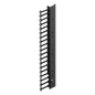 Organizador Vertical de Cables / 45 UR / 2 m (6.6 ft) / 726 Cables / RAL 9005 / Dedos 1.75 pulg / 95x208 mm
