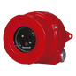 Detector de llama industrial triple infrarrojo IR3 con anillo LED de estado, campo de visión de 90° y alcance hasta 60 m