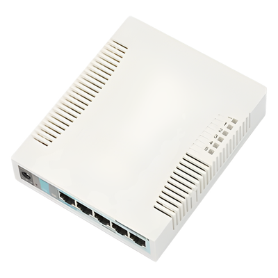 Switch Mikrotik 5 puertos Gigabit Ethernet y 1 SFP