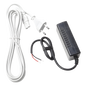 Adaptador de corriente compacto con cable de salida a conductores, para panel de alarma