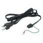 Cable de Alimentación para Ventilador / 1 Conector / 1.52 m (5 ft) / Cobre / Enchufe 3 Puntas con Tierra / Compatible con Ventiladores Compactos Hoffman