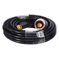 Cable Coaxial 10 Metros / Baja Pérdida / Diámetro 5 mm / Impedancia 50 Ω / Apantallamiento >90dB / Operación 5-3000 MHz / Conectores N y SMA Macho / Compatible NX9775 NX9776 NX9783
