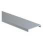 Tapa para Canaleta Ranurada, de 23.9 de Ancho, 1830 mm de Largo, Color Gris